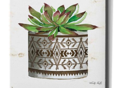 Mud Cloth Vase VI  by Cindy Jacobs, Canvas Wall Art Sale