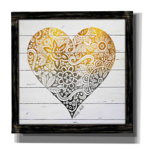 Zen Season s Greeting Heart  by Cindy Jacobs, Canvas Wall Art Discount