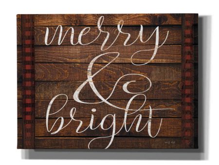 Merry & Bright on Wood Panels  by Cindy Jacobs, Canvas Wall Art Fashion