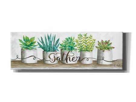 Gather Succulent Pots  by Cindy Jacobs, Canvas Wall Art Hot on Sale