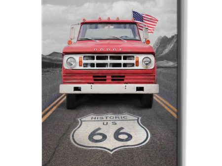 Dodge on Route 66  by Lori Deiter, Canvas Wall Art Discount