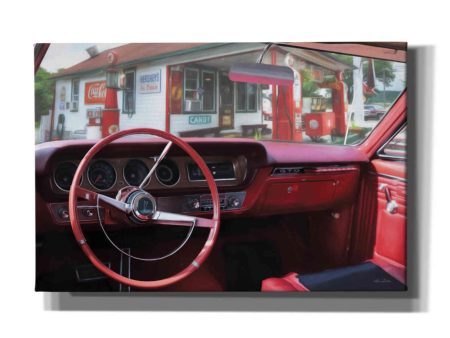 Pontiac GTO Pitstop  by Lori Deiter, Canvas Wall Art Online Sale