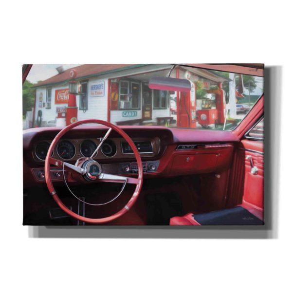 Pontiac GTO Pitstop  by Lori Deiter, Canvas Wall Art Online Sale