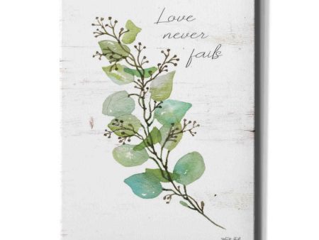 Love Never Fails  by Cindy Jacobs, Canvas Wall Art For Sale