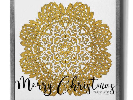 Merry Christmas Mandala  by Cindy Jacobs, Canvas Wall Art Online Hot Sale