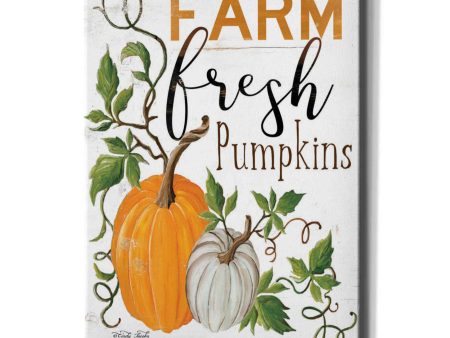 Farm Fresh Pumpkins  by Cindy Jacobs, Canvas Wall Art For Sale