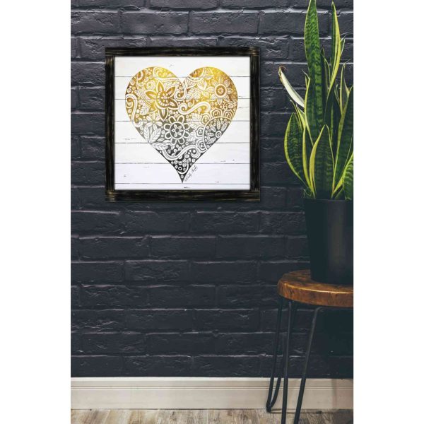 Zen Season s Greeting Heart  by Cindy Jacobs, Canvas Wall Art Discount