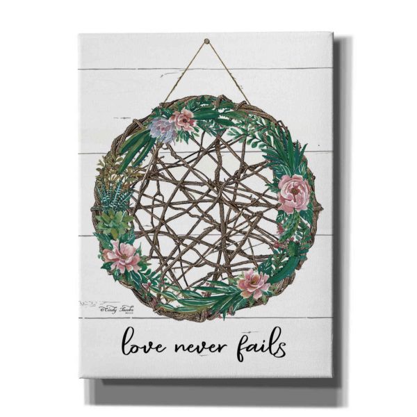 Love Never Fails 3  by Cindy Jacobs, Canvas Wall Art Online Sale