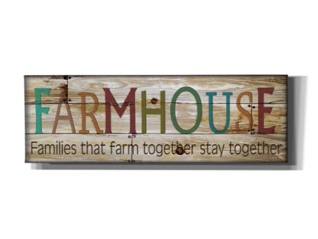 Farmhouse Colorful  by Cindy Jacobs, Canvas Wall Art For Discount