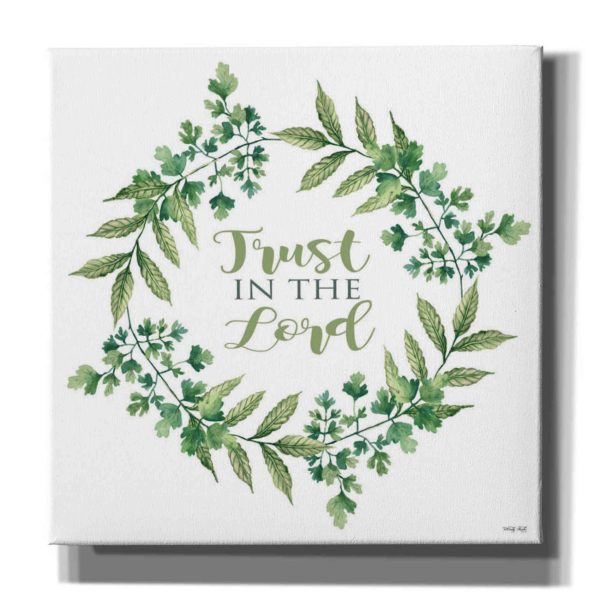 Trust in the Lord Wreath  by Cindy Jacobs, Canvas Wall Art Supply