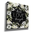 Live, Love, Laugh  by Cindy Jacobs, Canvas Wall Art Fashion