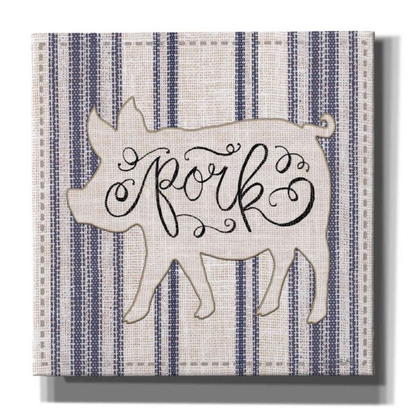 Pork  by Cindy Jacobs, Canvas Wall Art For Discount