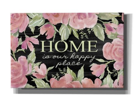 Home is Our Happy Place  by Cindy Jacobs, Canvas Wall Art Online Hot Sale