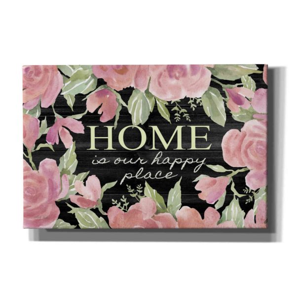 Home is Our Happy Place  by Cindy Jacobs, Canvas Wall Art Online Hot Sale