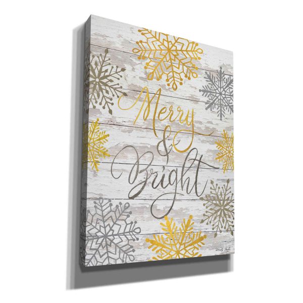 Merry & Bright Snowflakes  by Cindy Jacobs, Canvas Wall Art Fashion