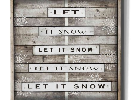 Let It Snow  by Cindy Jacobs, Canvas Wall Art Cheap