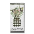 Happy Holidays Gingham Jar  by Cindy Jacobs, Canvas Wall Art Supply