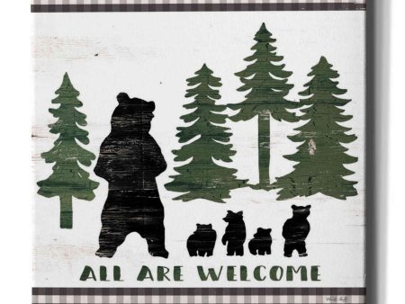 All Are Welcome Lodge  by Cindy Jacobs, Canvas Wall Art Cheap