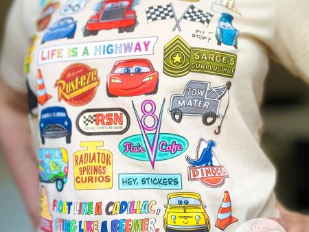 Cars Unisex Tee Cheap