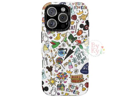 Mickey Doodle Tough Phone Cases Cheap