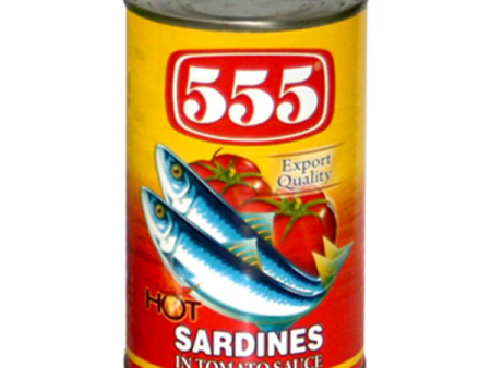 555 Sardines in Tomato Chili 425g Sale