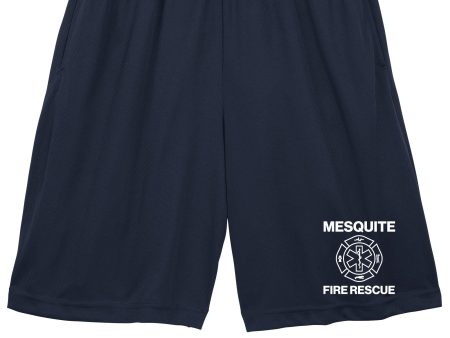 Mesquite Fire Polyester Shorts w  Pockets Cheap