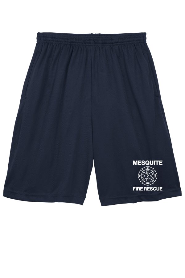 Mesquite Fire Polyester Shorts w  Pockets Cheap