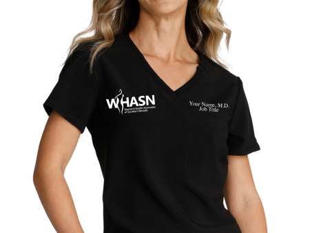 WHASN Ladies  Scrub Top Online