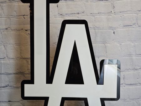 Acrylic Los Angeles Dodger LA Shelf Sitter or Wall Hanging Sign For Sale