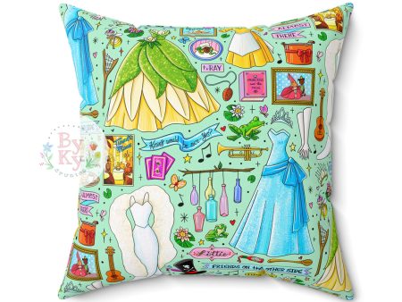 Tiana Princess Throw Pillow Hot on Sale