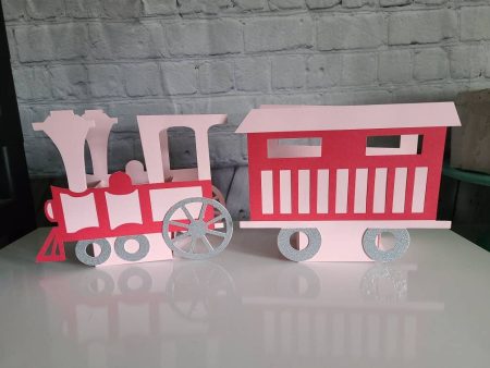 3D TRAIN CENTERPIECE Express Party Christmas Polar Pop Up Train Centerpiece Balloon Holder Train Birthday Train Party Chuga Chuga Two Two Hot on Sale