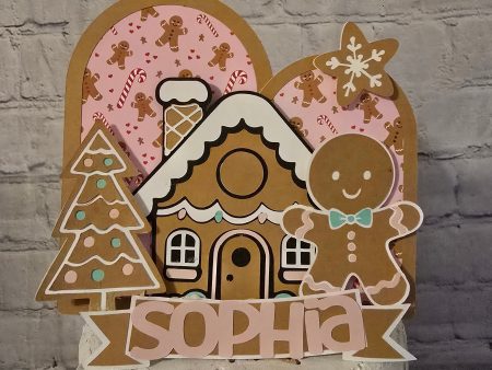 Gingerbread Christmas Cake Topper Online Hot Sale