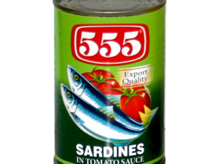 555 Sardines in Tomato Sauce 425g on Sale