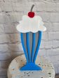 50s Sockhop Sock HOP Acrylic Milk Shake Cake Topper Sale