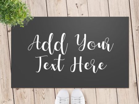 Add Your Own Message Door Mat Online Sale