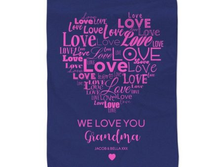 Love You Blanket - Large Fashion