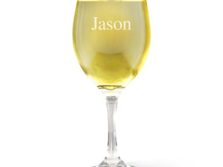 Classic Name Wine Glass For Discount