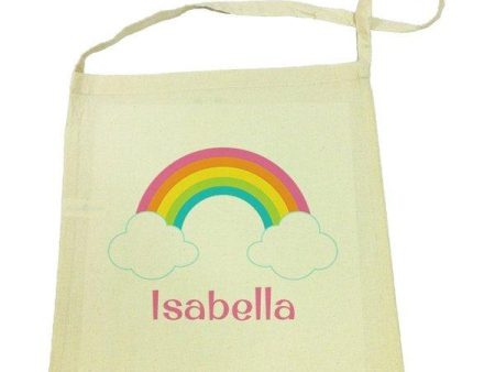 Rainbow Calico Tote Bag For Cheap