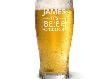 O Clock Standard 425ml Beer Glass Online now