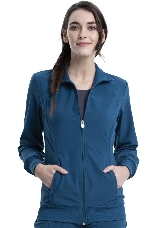 Cherokee Infinity Zip Front Jacket Hot on Sale