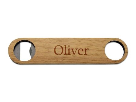 Classic Name Wooden Bottle Opener Online now