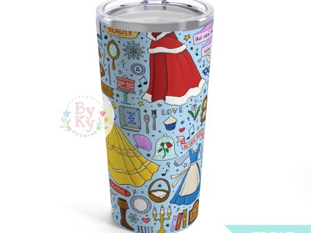 Belle Princess Tumbler 20oz Online now