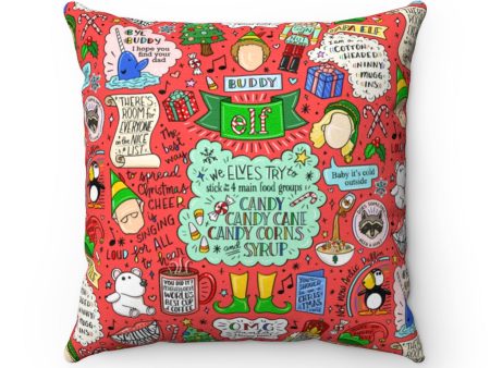 Elf Throw Pillow Online Sale