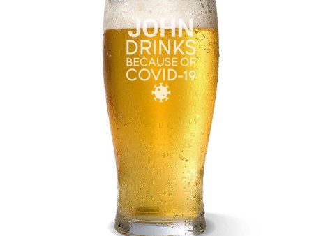 Covid Standard 425ml Beer Glass Online Hot Sale