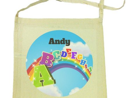 A to Z Calico Tote Bag on Sale