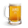 Groom Glass Beer Mug Online Sale