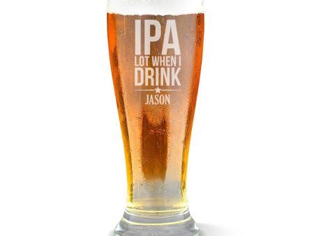 IPA Premium 425ml Beer Glass For Cheap