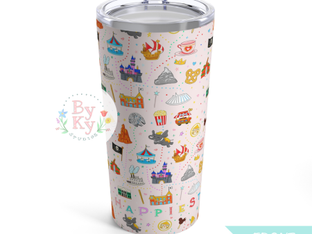 Happiest Theme Park Tumbler 20oz Online Hot Sale