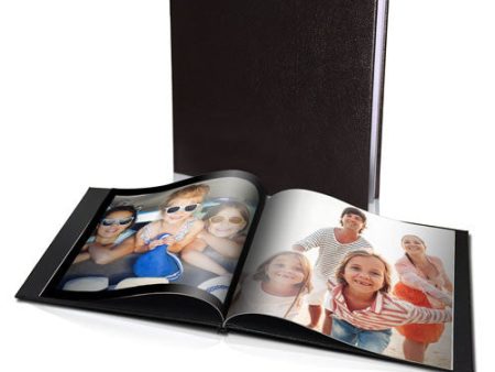 12x12  Leather Look Padded Hard Cover Book For Discount