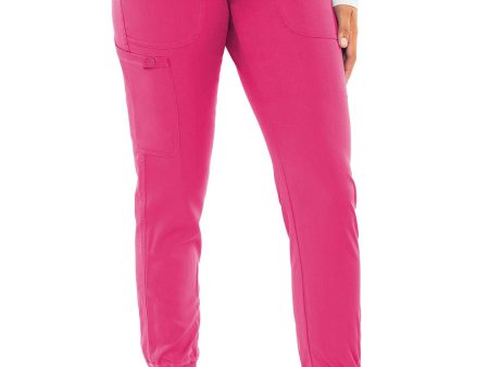 Med Couture MC Touch Jogger Yoga Pant in Pink Punch Discount